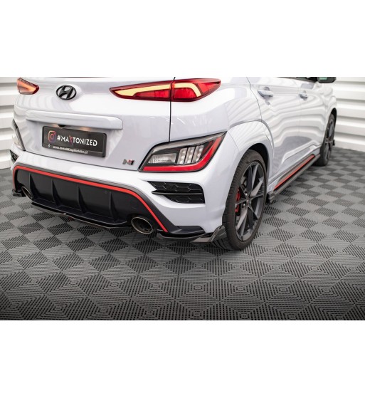 Splitter laterali posteriori V.2 per Hyundai Kona N Mk1