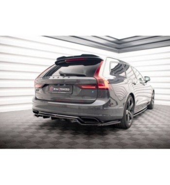 Diffusore posteriore con alette verticali per Volvo V90 / S90 R-Design Mk2