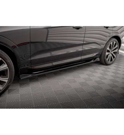 Diffusori delle minigonne laterali per Volvo XC60 R-Design Mk2 Facelift