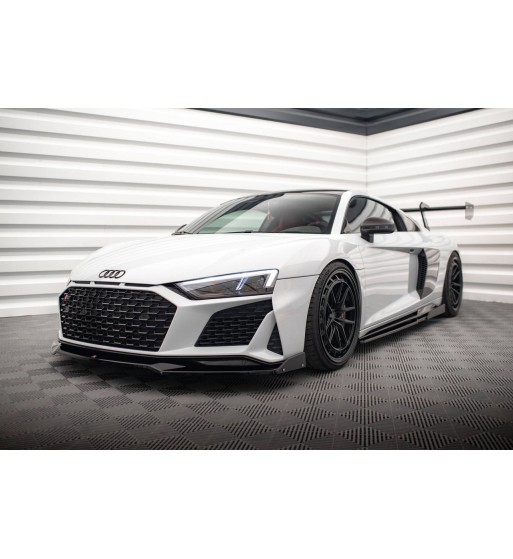 Front splitter V.3 + Flaps for Audi R8 Mk2 Facelift