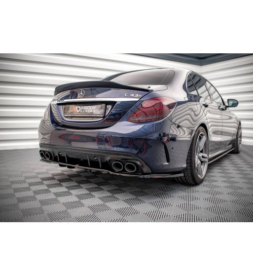 Diffusore posteriore con alette verticali per Mercedes-AMG C 43 Sedan W205 Facelift