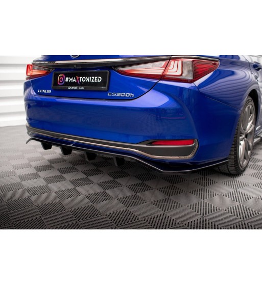 Diffusore posteriore con alette verticali per Lexus ES F Sport Mk7