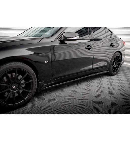 Side skirt diffusers V.1 for Infiniti Q50 S Mk1