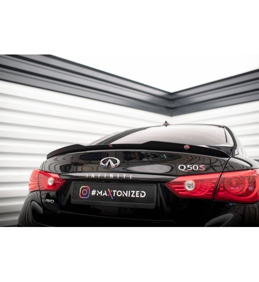 Spoiler extension for Infiniti Q50 S Mk1