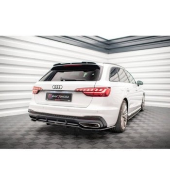 Diffusore posteriore con alette verticali V.1 per Audi A4 S-Line B9 Facelift