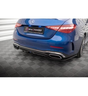 Diffusore posteriore con alette verticali per Mercedes-Benz C AMG-Line W206