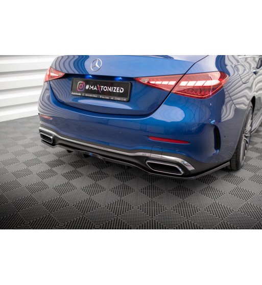 Diffusore posteriore con alette verticali per Mercedes-Benz C AMG-Line W206