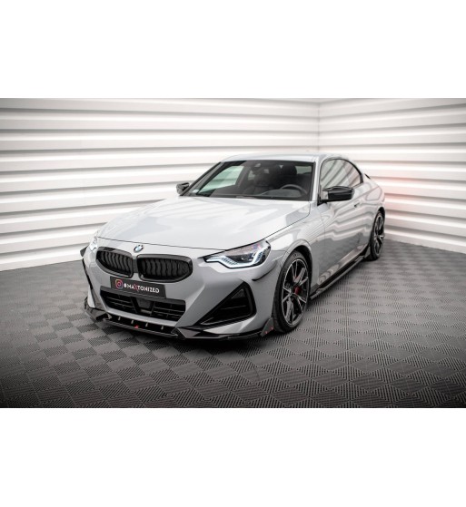 Front Diffusor V.2 + Flaps passend für BMW 2 Coupe M-Pack / M240i G42