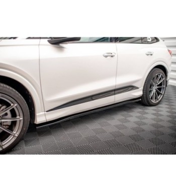 Side skirt diffusers for Audi Q4 e-tron Sportback S-line Mk1