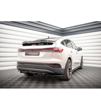 Diffusore posteriore con alette verticali per Audi Q4 e-tron Sportback S-line Mk1