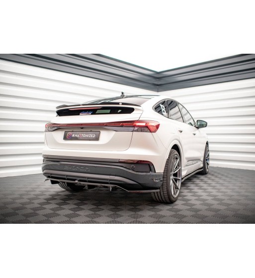 Diffusore posteriore con alette verticali per Audi Q4 e-tron Sportback S-line Mk1