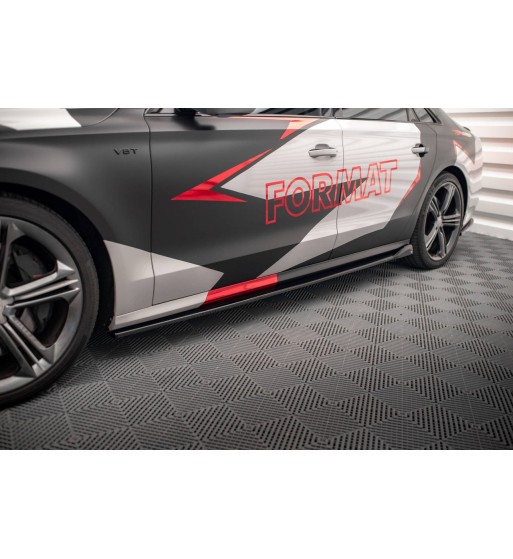 Side skirt diffusers V.2 for Audi S8 D4