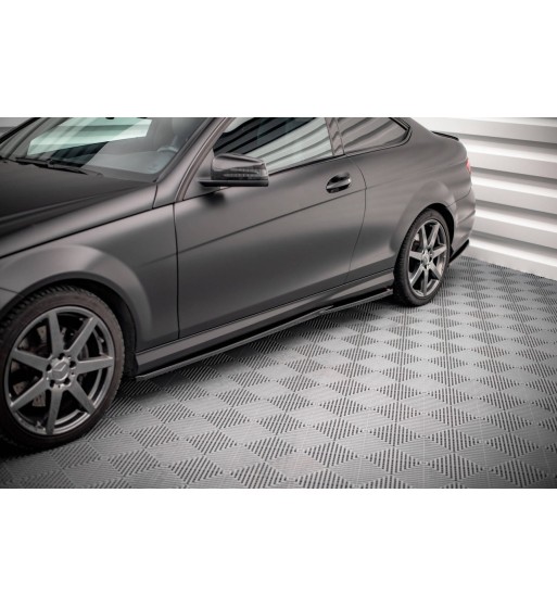 Side skirt diffusers for Mercedes-Benz C Coupe / Sedan / Estate AMG-Line C204 / W204 Facelift / S204 Facelift