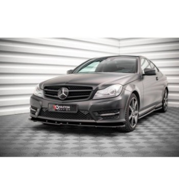 Front splitter V.2 for Mercedes-Benz C Coupe / Sedan / Estate AMG-Line C204 / W204 Facelift / S204 Facelift