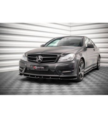 Front splitter V.1 for Mercedes-Benz C Coupe / Sedan / Estate AMG-Line C204 / W204 Facelift / S204 Facelift