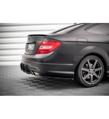 Splitter laterali posteriori per Mercedes-Benz C Coupe / Sedan / Estate AMG-Line C204 / W204 Facelift / S204 Facelift