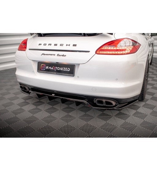Diffusore posteriore con alette verticali per Porsche Panamera Turbo 970