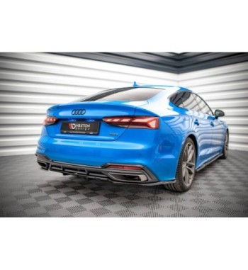 Diffusore posteriore con alette verticali per Audi A5 S-Line F5 Facelift
