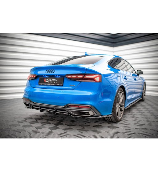 Diffusore posteriore con alette verticali per Audi A5 S-Line F5 Facelift