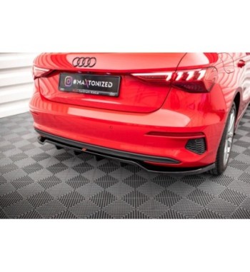Diffusore posteriore con alette verticali per Audi A3 Sportback 8Y