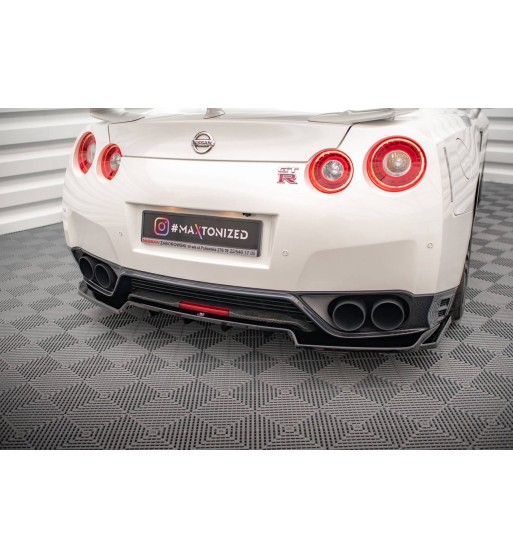 Diffusore posteriore con alette verticali per Nissan GTR R35 Facelift