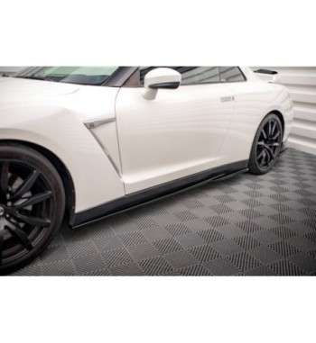 Side skirt diffusers for Nissan GTR R35 Facelift
