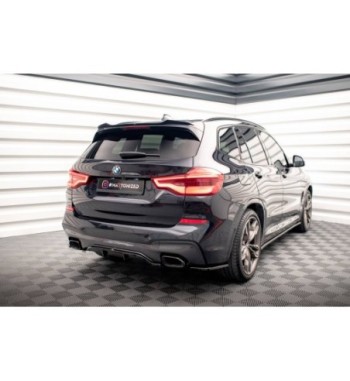 Diffusore posteriore con alette verticali per BMW X3 M40i / M40d G01