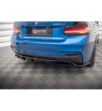 Diffusore posteriore con alette verticali per BMW 2 M-Pack F22
