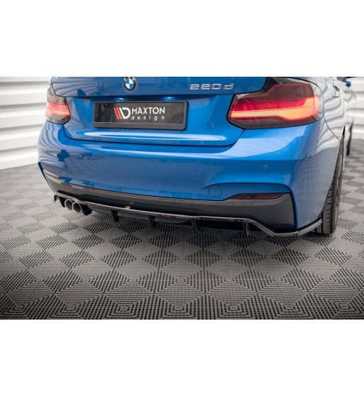 Diffusore posteriore con alette verticali per BMW 2 M-Pack F22