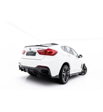 Diffusore posteriore con alette verticali per BMW X6 M-Pack F16