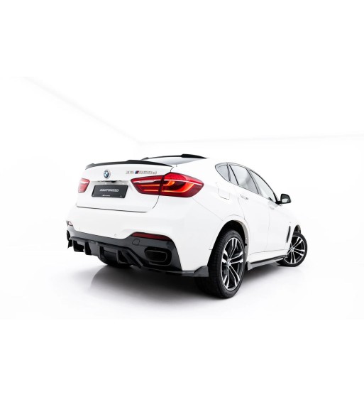 Diffusore posteriore con alette verticali per BMW X6 M-Pack F16