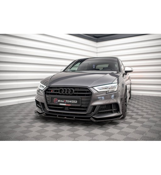 Front splitter V.1 for Audi S3 / A3 S-Line Sportback 8V Facelift
