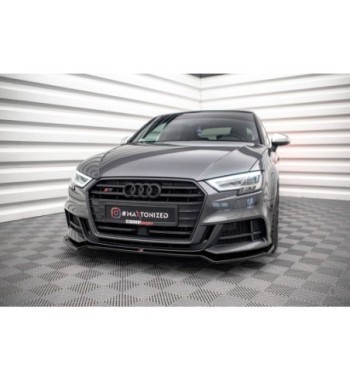 Front splitter V.2 for Audi S3 / A3 S-Line Sportback 8V Facelift