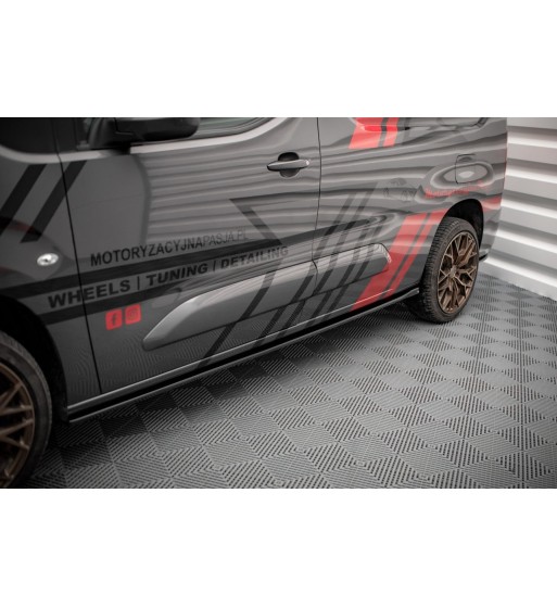 Side skirt diffusers for Peugeot Partner Maxi Mk3