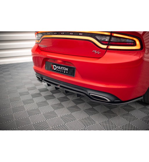 Diffusore posteriore con alette verticali per Dodge Charger RT Mk7 Facelift