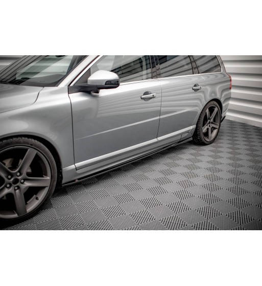 Side skirt diffusers for Volvo V70 Mk3