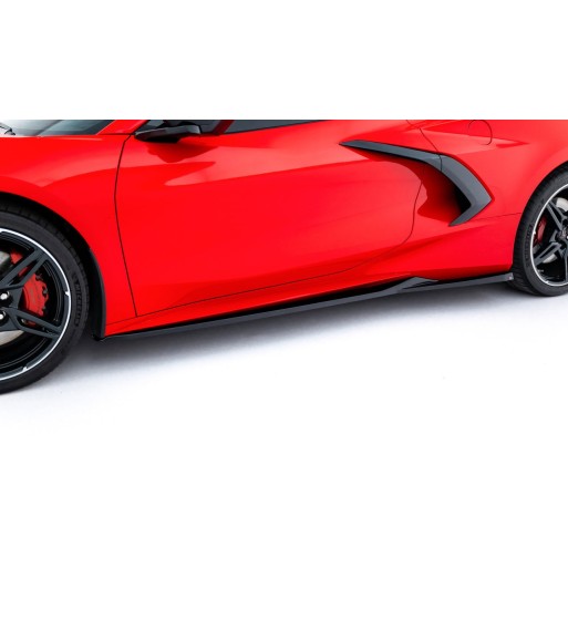 Diffusori delle minigonne laterali per Chevrolet Corvette C8
