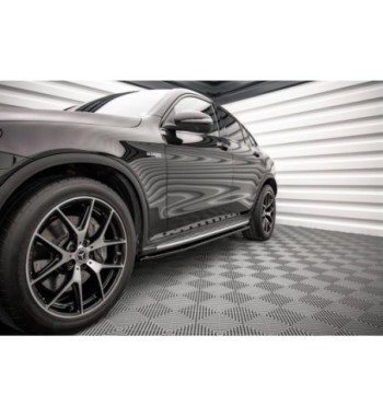 Side skirt diffusers V.1 for Mercedes-Benz GLC Coupe AMG-Line C253 Facelift