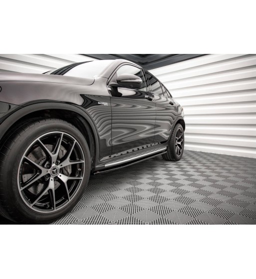 Side skirt diffusers V.1 for Mercedes-Benz GLC Coupe AMG-Line C253 Facelift