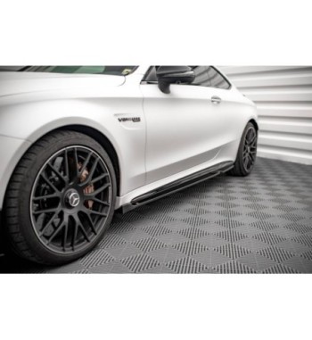Side skirt diffusers V.2 for Mercedes-AMG C 63AMG Coupe C205 Facelift