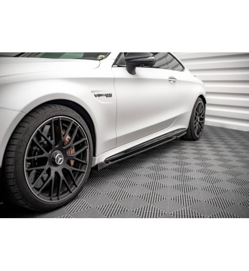 Side skirt diffusers V.2 for Mercedes-AMG C 63AMG Coupe C205 Facelift