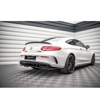 Diffusore posteriore con alette verticali per Mercedes-AMG C 63AMG Coupe AMG Aero Pack C205 Facelift