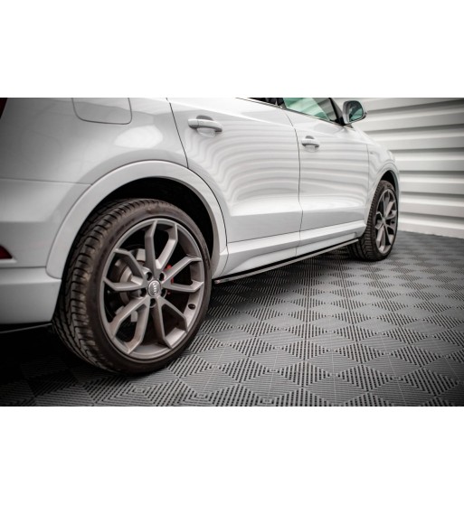 Side skirt diffusers for Audi Q3 Sport 8U Facelift