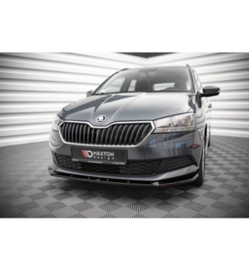 Front splitter for Skoda Fabia Mk3 Facelift