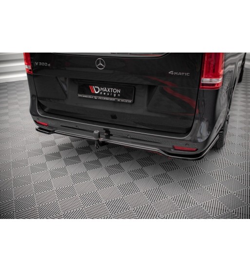 Diffusore posteriore con alette verticali per Mercedes-Benz V-Class AMG-Line W447 Facelift