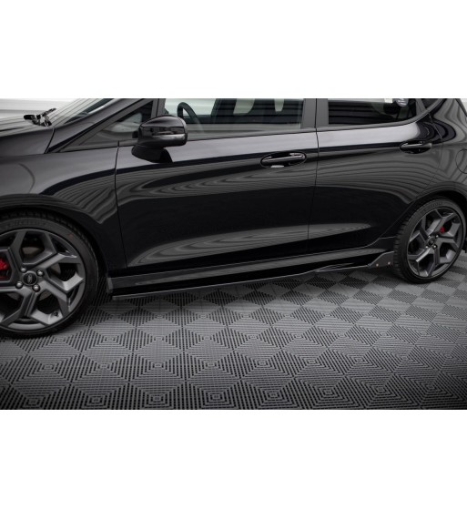 Side skirt diffusers V.2 + Flaps for Ford Fiesta ST / ST-Line