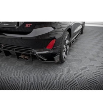 Rear side splitters V.4 + Flaps for Ford Fiesta ST Mk8/Mk8 Facelift
