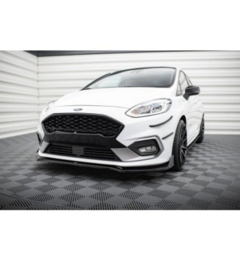 Front splitter V.4 + Flaps for Ford Fiesta ST / ST-Line