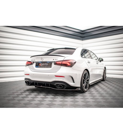 Diffusore posteriore con alette verticali V.2 per Mercedes A 35 AMG Sedan V177