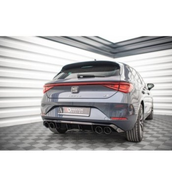 Rear valance with dummy exhaust tips for Seat Leon FR Hatchback Mk4